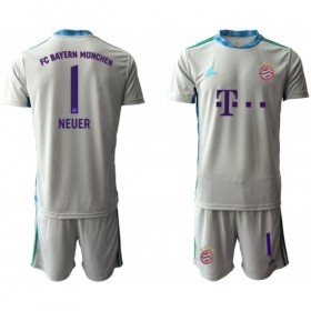 Bayern Monaco Manuel Neuer 1 Portiere Bambino Maglia Terza 2020/2021 Manica Corta (+ Pantaloncini)